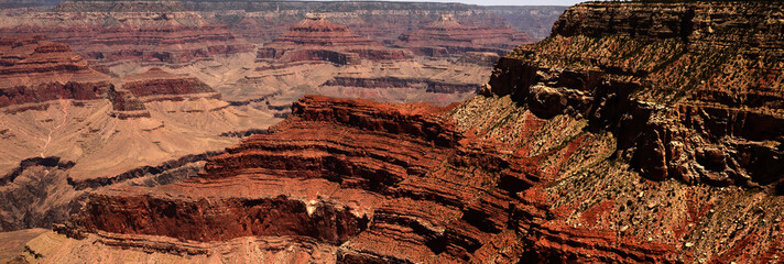Hazy Sky Day At The Grand Canyon Arizona