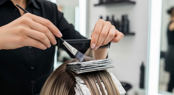 Applying Hair Color Images – Browse 44,318 Stock Photos, Vectors, and ...