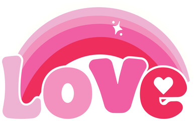 Obraz premium Love Cute Quotes Vector valentine Design