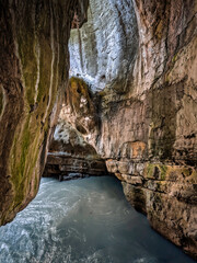 Salzbachklamm gorge, on river Salzbach, in Austria © Catalin