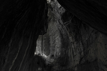 Salzbachklamm gorge, on river Salzbach, in Austria