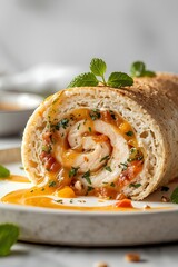  Delicious Chicken Ballotine close-up