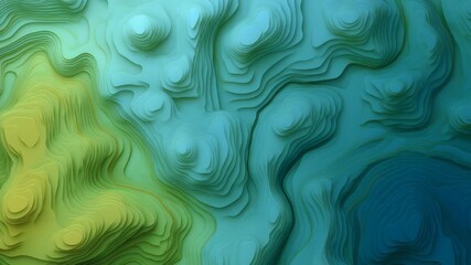 Seamless loop abstract background of topographic map concept - Powered by Adobe