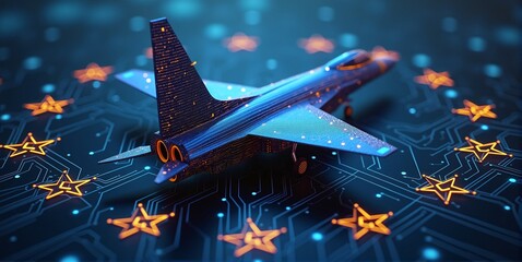 European fighter jet symbolizing rearmament of europe countries and air defense