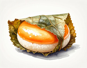 Delicious dumpling in a leaf