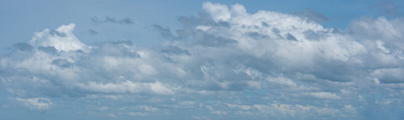 A beautiful cloudscape in the blue sky