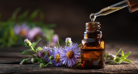 Bach Flower Remedies - Holistic Healing Approach with Dropper Bottles for Alternative Medicine