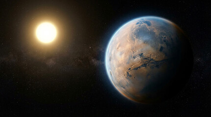 Realistic Deep Space Galaxy Background © inpry