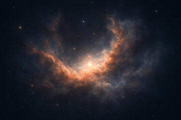 Realistic Deep Space Galaxy Background © inpry