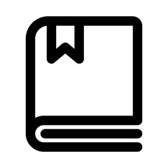 Book Modern Line Icon. Professional minimal vector symbol representing reading education knowledge learning and literature.