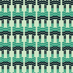 Retro Mint Green Decorative Textile Background Design