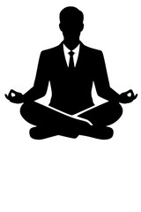 Businessman Meditating (Work&ndash;Life Balance)