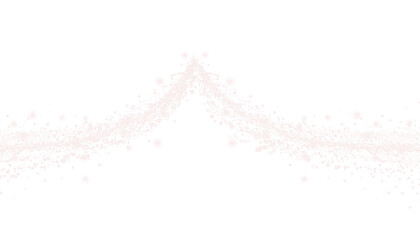 Magical White Shooting Star Dust Trail with Brilliant Lens Flare and Shimmering Particles