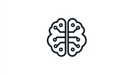 Artificial Intelligence Brain Icon