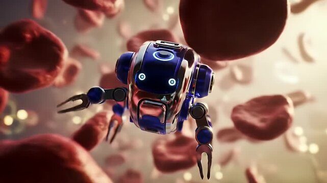 Medical Nanobot in Blood.