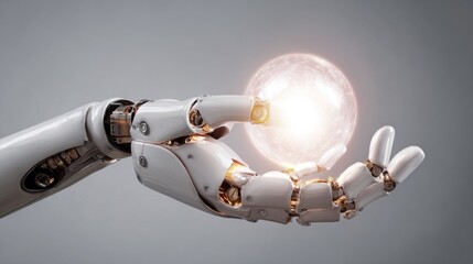 Robot Hand Holding an Orb