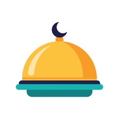 Fototapeta premium Elegant Food Serving Vector for Hospitality and Catering Services