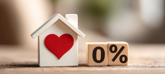 Zero love interest rate on house purchase. Real estate property investment.  Generative AI technology.