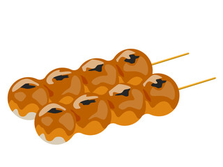 みたらし団子のイラスト / Mitarashi Dango Illustration