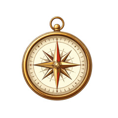 compass isolated on white background