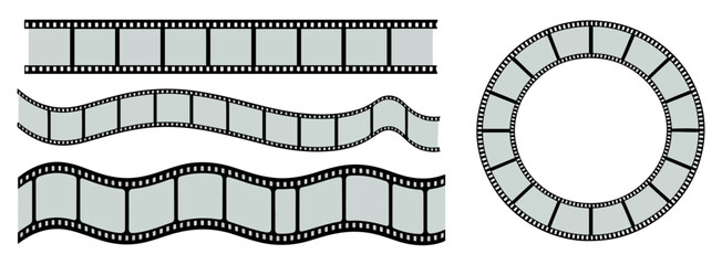 film strip frame collection set