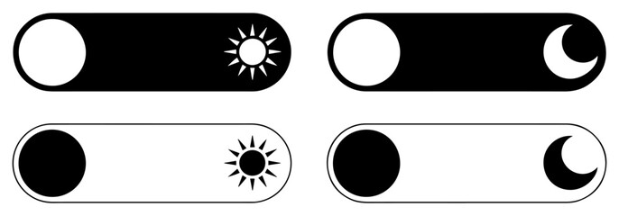 dark light mode toggle button icon