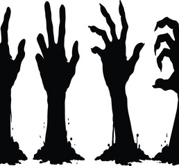 silhouette of hands