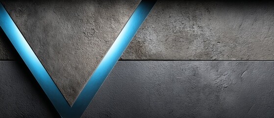 Modern black tech background with blue neon lines