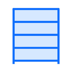 Obraz premium Warehouse Shelving Unit Icon