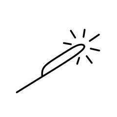 Handheld Sparkler Firework Icon