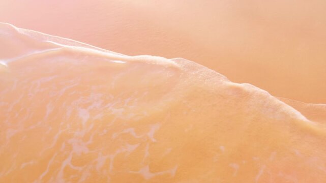 Heart Washed by Soft Ocean Wave 