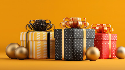 Digital marketing background for Black Friday Cyber Monday and Christmas sale online campaigns