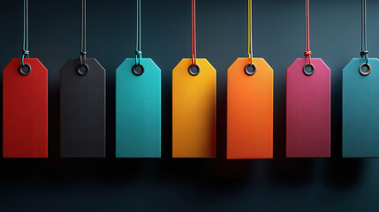 Cyber Monday Sale tags displayed on dark background for online shopping and seasonal promotions