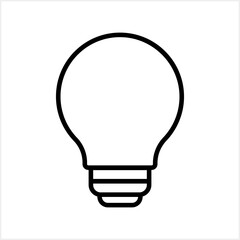 Electric lamp icon Vector stock illustration