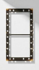 Obraz premium Film Negative Frames with White Space.