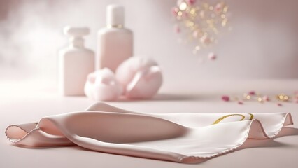 Luxurious beauty products and spa accessories for holiday gift ideas and commercial usage and mockups