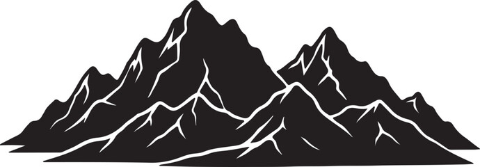 Mountain Range Silhouette