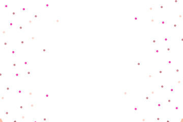 Pink Confetti Dots Minimal Background
