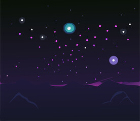 Fototapeta premium night sky with stars