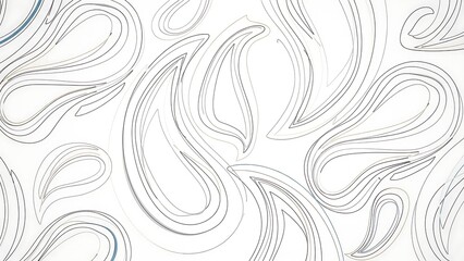 Fototapeta premium Abstract Black and White Swirling Pattern Design.