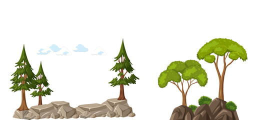 Colorful Tree Vector Illustration &ndash; Vibrant Multicolor Nature Design, Artistic Decorative Foliage Concept for Eco, Growth & Modern Graphic Use