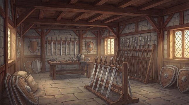 Medieval Armory Interior