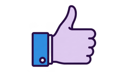 Hand giving thumbs up