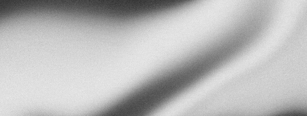 Abstract monochrome black white gradient background with Grain noise Texture design