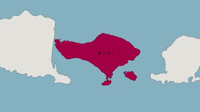 Animated Map of Bali