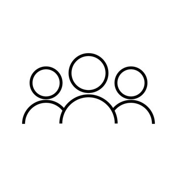 Teams icon. Comunity sign. Vector illustration