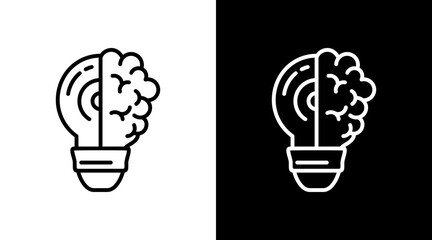 Insight White Icon Set Vector 