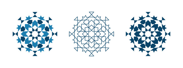 Moroccan Geometric Tile Pattern Seamless Islamic Mosaic Background