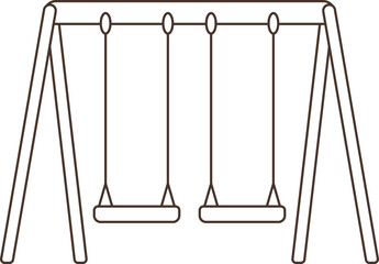 Illustration of toy swing vector