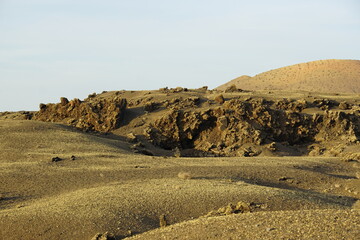 Los Volcanes Natural Park, Lanzarote, evening walk, sunset, November 2025, volcanic island, canary islands, spain, solidified lava, volcano